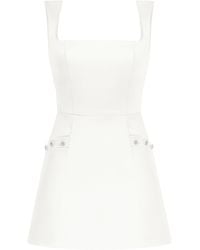 Tia Dorraine - Blame Gravity Satin Mini Dress – Pearl - Lyst
