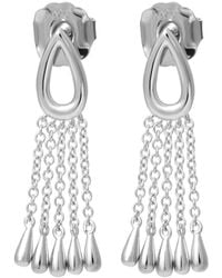Lucy Quartermaine - Solid Sterling Petal Chandelier Earrings - Lyst
