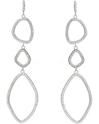KAMARIA - Organic Triple Shape Dangle Earrings - Lyst