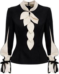 Julia Allert - Elegant Fitted Blouse - Lyst