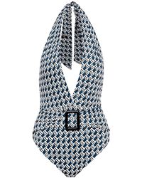 Kikki-G Swimwear - Nada Swimsuit Kg Logo Print - Lyst