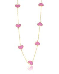 SHYMI - Multi Heart Layering Necklace - Lyst