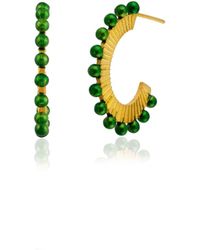 Milou Jewelry - Oval Hoop Earrings - Lyst