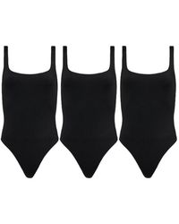 JIV ATHLETICS - Neutrals The Sculpt Bodysuit Bundle - Lyst