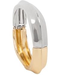Saachi - Mixed Tone Sculptural Cuff - Lyst