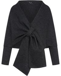 Marianna Déri - Cape Jacket Anthracite - Lyst