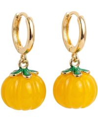 seree - Harvest Jade Stone Charm Earrings - Lyst