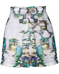 carlton jones - Cyclades Pleated Short - Lyst