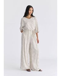 Paisie - Neutrals Side Splits Detail Relaxed Top - Lyst
