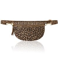 Betsy & Floss - Licata Matte Leopard Print Crossbody Bag - Lyst