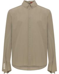 Pcfg - Neutrals Pure Cotton Woven Shirt Fit Patch - Lyst