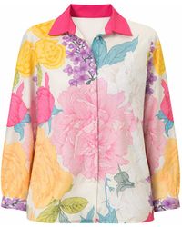 LOVEIST STORE - Cladia Peony Garden Long Sleeve Shirt - Lyst