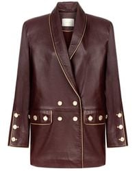 Saint Ones - Rox Leather Jacket - Lyst