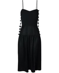2KStyle - Ulla Party Floral Hand-Embellished Peplum Midi Dress - Lyst