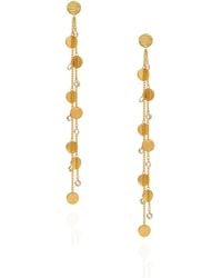 Jaredjamin - Babylonica Disc And Chain Dangle Post Earrings - Lyst