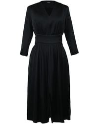 Smart and Joy - Fit-And-Flare Satin And Jacquard Dress - Lyst