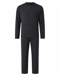 Zd - Zero Defects - Long Modal Pyjamas Damier - Lyst