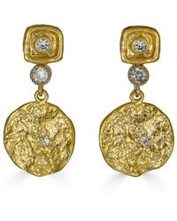 Loni Paul Jewelry - Hammered Coin Dangle Earrings - Lyst