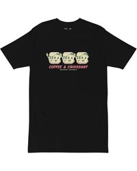 Anchor and Crew - Gustatory Originals Coffee & Croissant Heavy Cotton T-Shirt - Lyst