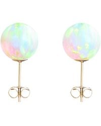 Ora Pearls - Sea Opal Stud Earrings - Lyst