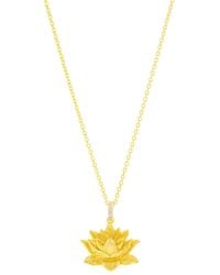Seven Saints - Awakened Lotus Necklace, Over Sterling - Lyst