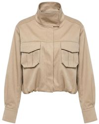 AGGI by HALEWSKI - Neutrals Roza Misty Sand Jacket - Lyst