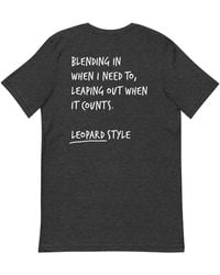 Anchor and Crew - Heather Think Ocean Leopard Aspirations Cotton Embroidered T-Shirt - Lyst