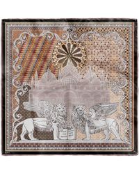 Kueen - Silk Scarf - Lyst
