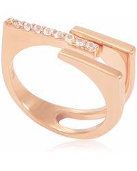 Neola Design - Neringa Stacking Ring With Topaz - Lyst