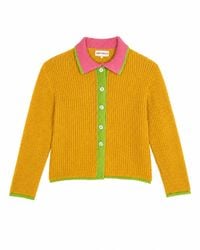 Mind Traveler - Tina Mustard Cotton Cardigan - Lyst