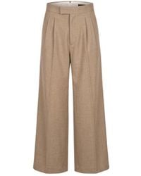 Collected Xx - Neutrals Pashmina Pleated Trouser - Lyst