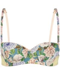 Noblesse Oblige - Summer Meadow Bridgerton Balcony Bra - Lyst