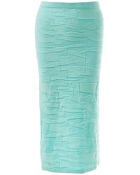 Fully Fashioning - Vicky Geometric Jacquard Knit Skirt - Lyst