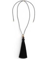 Miss Cecilia - Sable Tassel Necklace - Lyst