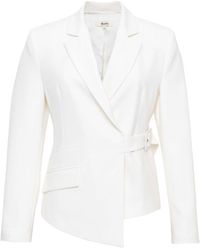 SÉLONE - Nore Asymmetric Wrap Blazer - Lyst