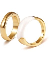 Retro Chic - Time Ripples Ring - Lyst