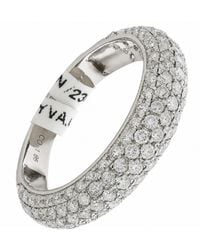 Artisan - 18K Multi-Row Diamond Pave Band Ring - Lyst