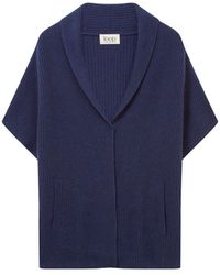 Loop Cashmere - Half Cardigan Sleeveless Cardigan - Lyst