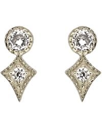 VicStoneNYC Fine Jewelry - Antique Stud Earrings - Lyst
