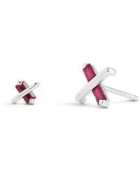 Kasun - Butterfly Kiss Earrings - Lyst