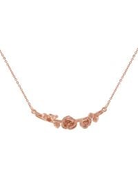 Lee Renee - Poppy & Poppy Seedpod Necklace - Lyst