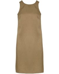 Conquista - Above-Knee Relaxed Tencel Jacquard Dress - Lyst