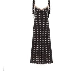 Georgette - Luna Dots Midi Dress - Lyst