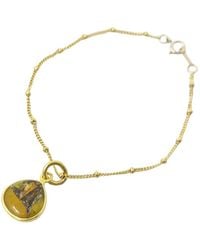 Harfi - Natural Citrine November Birthstone Plated Gem Bracelet - Lyst