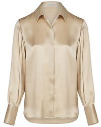 The Summer Edit - Neutrals Naomi Slim Fit Shirt - Lyst