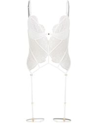 House of Silk - Ciara Garter Bodysuit - Lyst