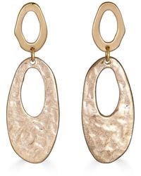 Loni Paul Jewelry - Matte Oval Dangle Earrings - Lyst