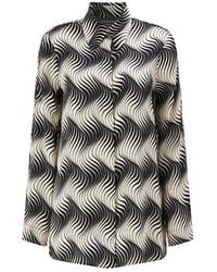 Exquise - Printed Viscose Shirt - Lyst