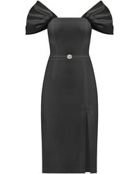 Tia Dorraine - Mirage Crystal Ornament Midi Dress – - Lyst
