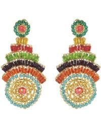 Lavish by Tricia Milaneze - Multi & Ripples Dangles Handmade Crochet Earrings - Lyst